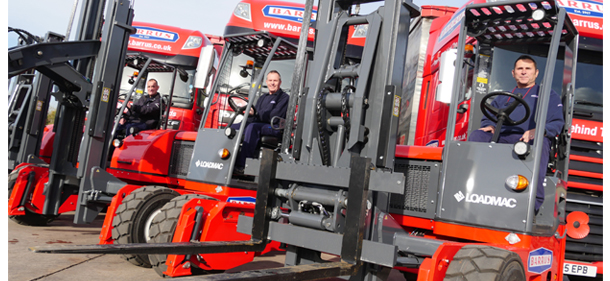 Yanmar Engines Power Three New Loadmac Truck Mounted Forklifts For The Barrus Transport Fleet Barrus